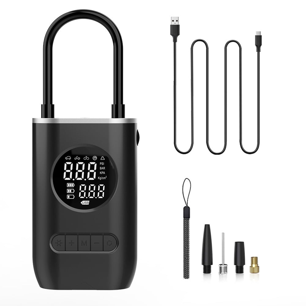 Tire Inflator Portable Air Compressor, 150PSI Cordless Air Pump for Car