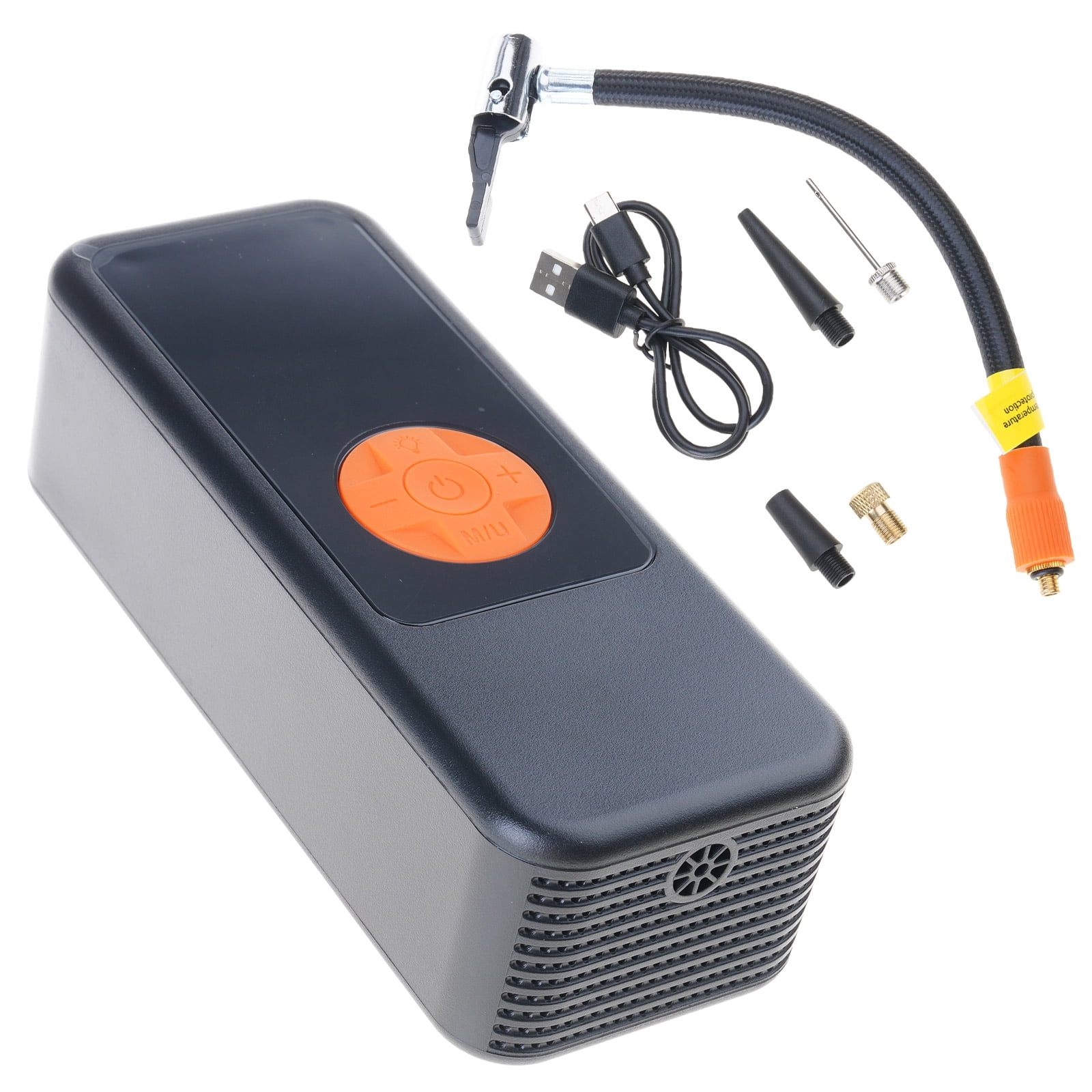 Tire Inflator Portable Air Compressor 72W Electric Air Pumps for Car Tires Cordless,Digital Pressure Display