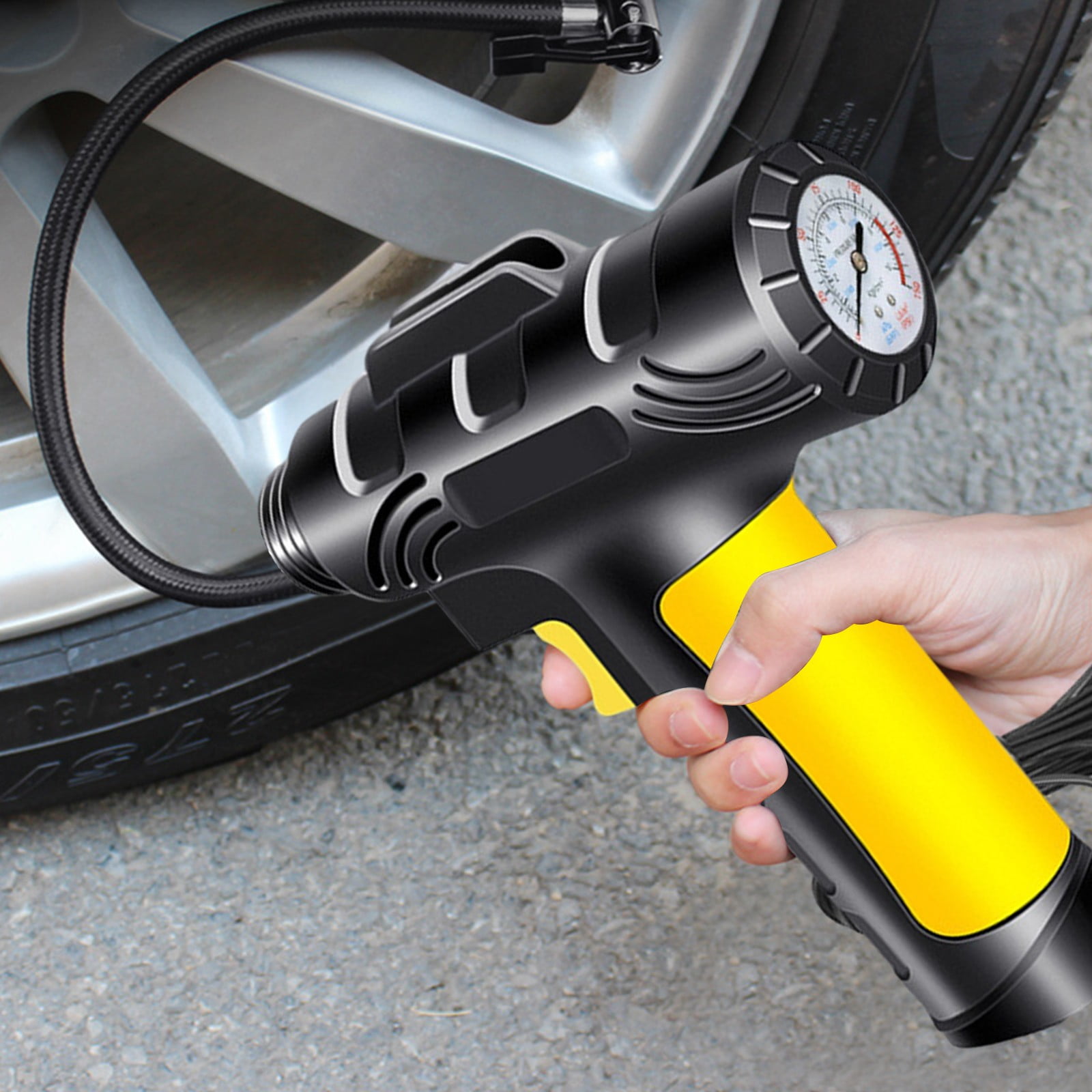 Tire Inflator Portable Air Compressor Air Pump for Car Tires with