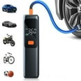 thumbnail image 1 of Tire Inflator Portable Air Compressor, Air Pump for Car Tires, LED Light Cordless Electric Bike Tire Pump with Digital Pressure Gauge for Car, Motorcycle, Bicycle, Ball, 1 of 6