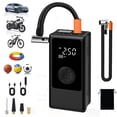 thumbnail image 1 of Tire Inflator Portable Air Compressor for Car, Ball Pump and Basketball Pump for Sports Balls, Auto Air Pump for Car Tires Bicycle w Gauge Values Display, 150PSI Power Battery Bike Pump Cordless, 1 of 5