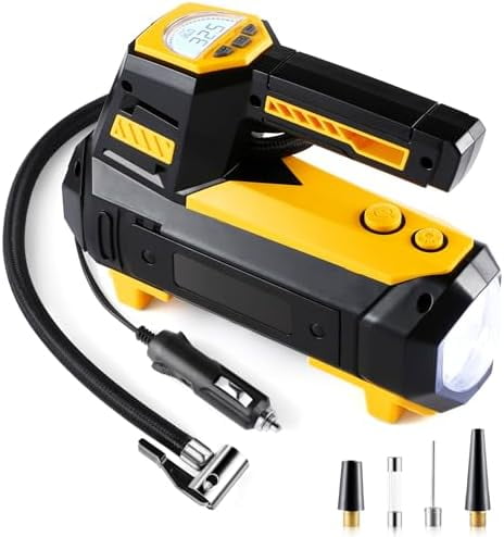 Air Compressor Tire Inflator | Portable Electric Pump With Digital Gauge - View #4
