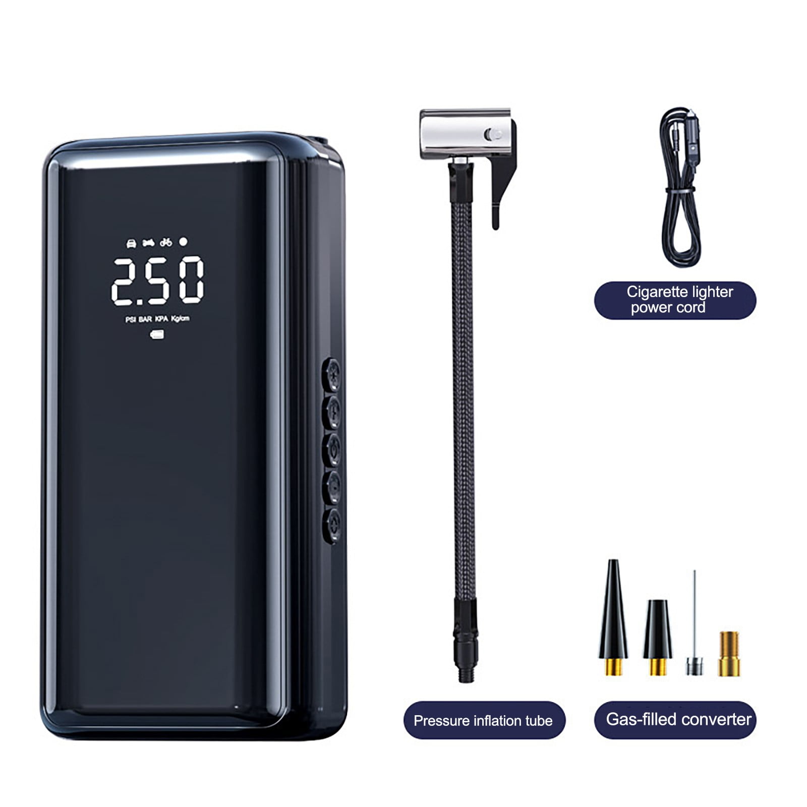 Tire Inflator Portable Air Compressor, Air Pump for Car Tires with