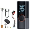 thumbnail image 1 of Tire Inflator Portable Air Compressor With Jump Starter Car Air Pump (6000mAh), 1 of 14