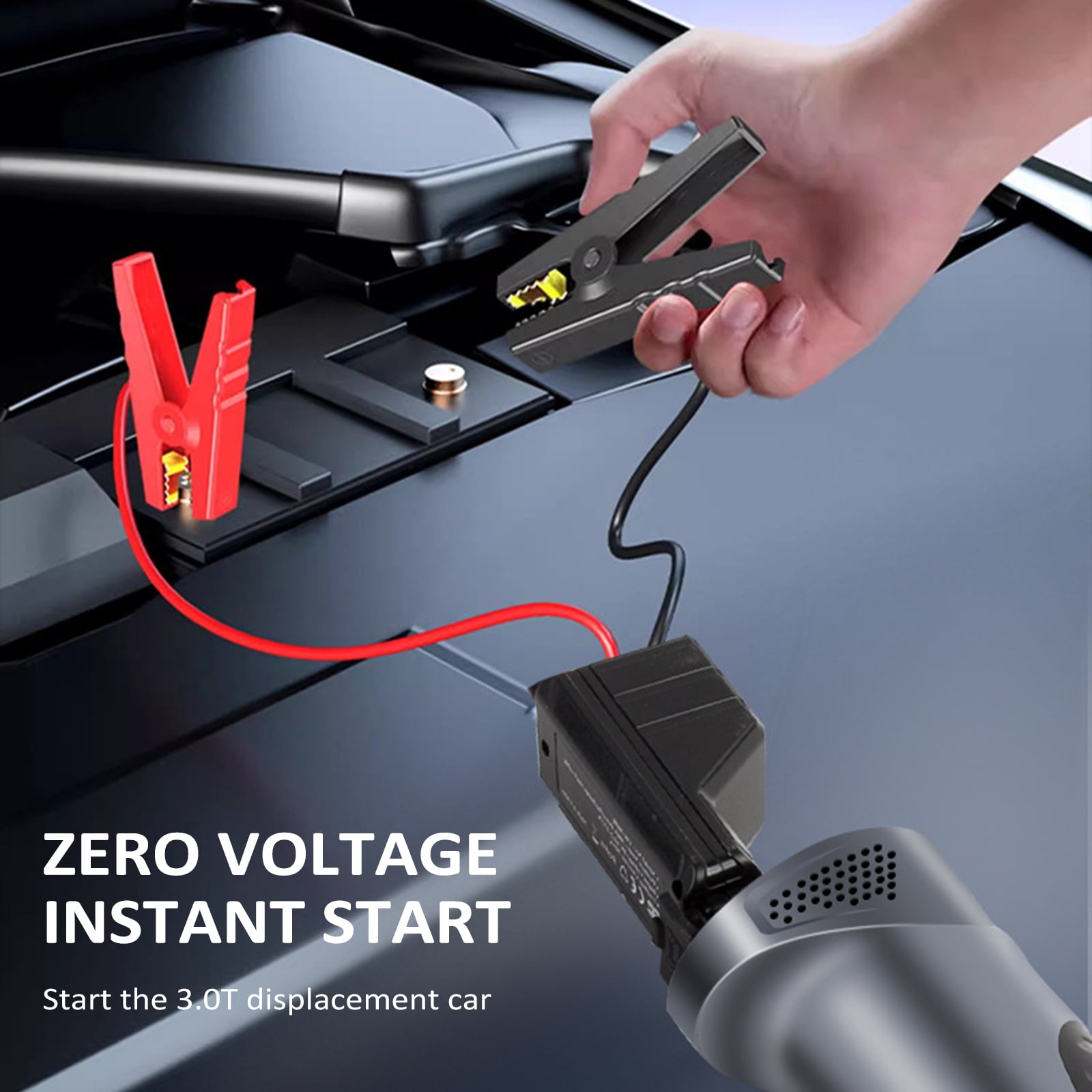 Tire Inflator,With Car Pump 8000mah 4-in-1 Air Tire Inflator Jump And 8000mah Jump Inflator Portable Air Car Bike Air Ball With