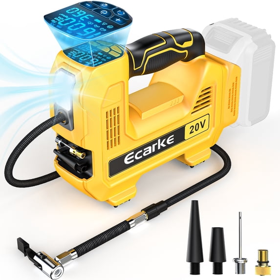 Tire Inflator for DEWALT 20V MAX Battery, Portable Air Compressor Auto Tire Pump(Tool Only, NO Battery)