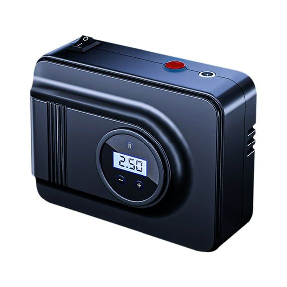 Tire Inflators and Changing Machines Car Tire Inflator Portable Mini Compressor for Car Tires 12V Analog Gauge Tire Pump Car Pump with Adapters for Bike Basketbal Pool Toys