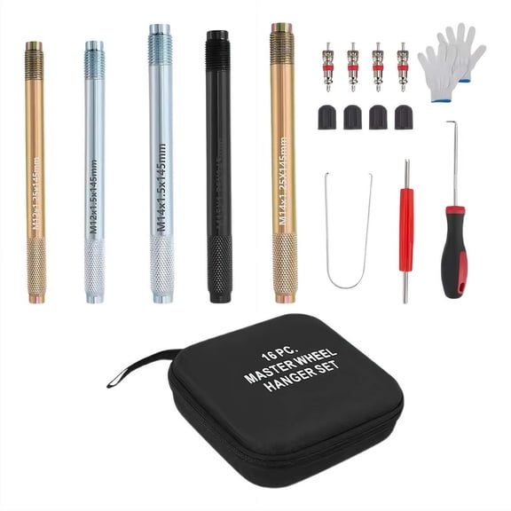 Tire Mounting Alignment Rod Wheel Rim Installation Tool, Labor-Saving Tire Repair Tool Kit for Cars