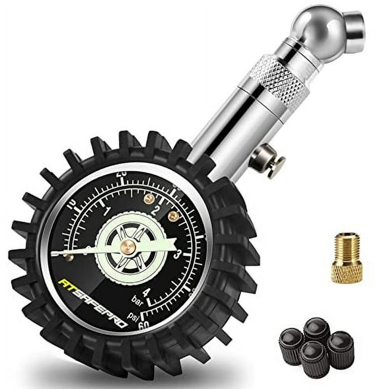 Tire Pressure Gauge ATsafepro Tire Pressure Checker 4 bar 60 psi