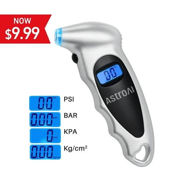 Tire Pressure Gauge, Handy Air Gauge, Digital Tester, Car Auto Gauge