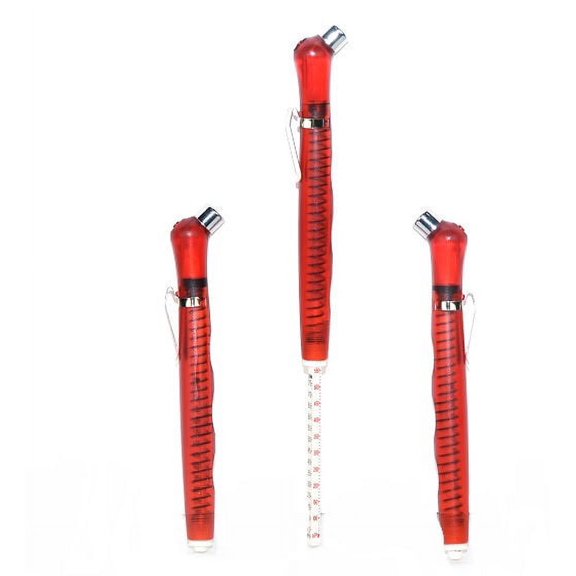 Tire Pressure Gauge, Red, 3 Pack