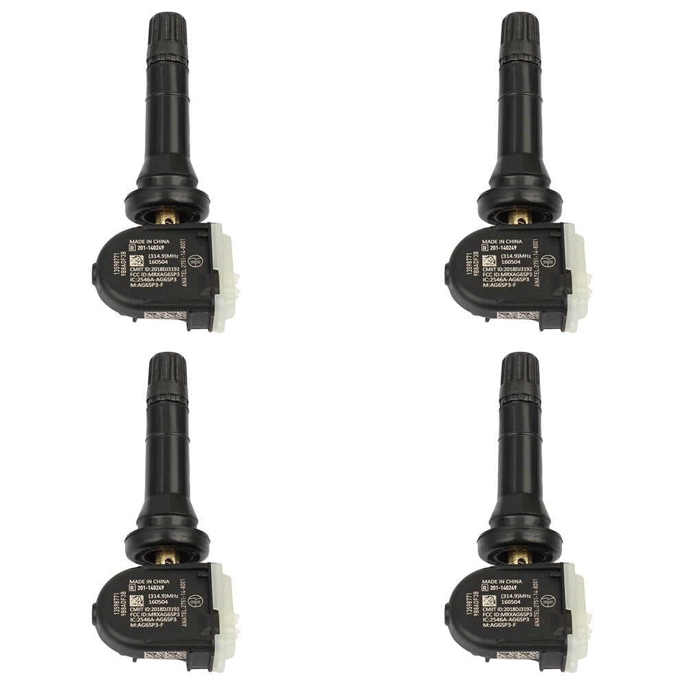 Tire Pressure Monitoring Sensor Fits for 2008-2017 For Buick Enclave 2013-2018 For Buick Encore 2007-2008 For Suzuki Forenza 2007-2008 For Suzuki Reno 2007-2009 For Suzuki XL-7 315MHz 4Pack