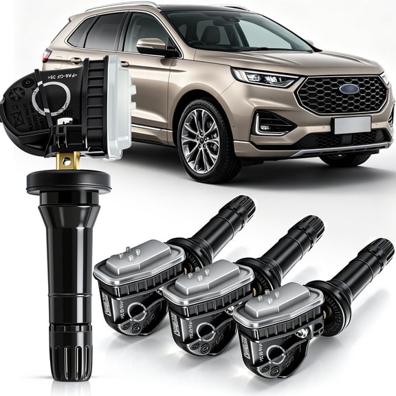 315MHz TPMS Tire Pressure Sensor - Compatible with Ford Edge 2015 2016 2017 2018 2019 2020 2021 2022 2023 2024, 4-Pack