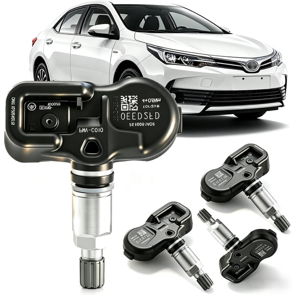 Tire Pressure Sensor(315MHz) compatible with Toyota Corolla 2014-2018 OEM: 42607-06020 / PMV-C010 TPMS 4pcs