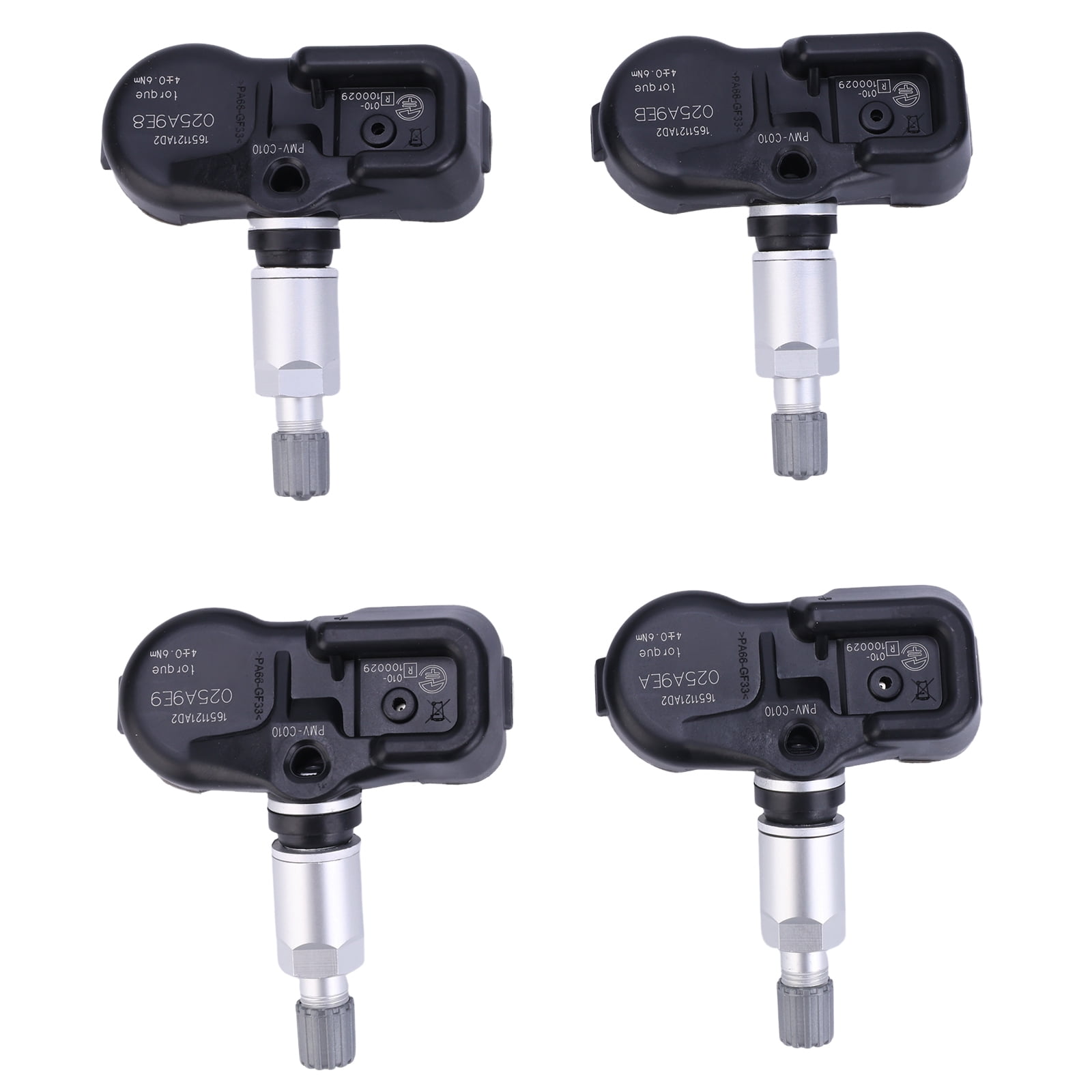 Tire Pressure Sensor CR2450-H Battery 315MHz Frequency TPMS Compatible for Toyota 4 Runner 2017 for Toyota Camry 2012-2017 for Toyota Highlander 2014-2018 Replace 42607-30060 PMV-C010 4 PCS