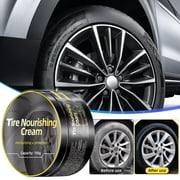 Tire Protection Gel, UV Defense Tire Gel, Multi-Functional Tire Nourishing Cream, Long-Lasting Tire Shine, Easy Apply Tire Care Product, Safe for All Tire Types