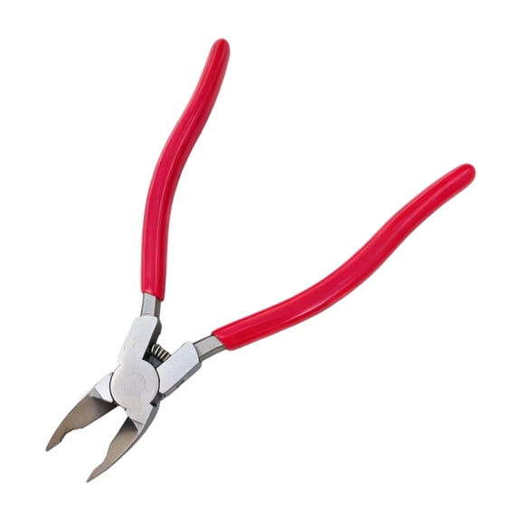 Tire Puncture Puller Pliers 45 Degree Angled Jaw Steel Hand Tool, 7.01 Inch Compact Grip Pliers for Car and Motorcycle Tire Service