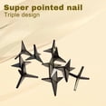 thumbnail image 1 of Tire Puncture Spikes, Studs and Spikes, 1.2 in Overall Length, Four-Point Standing, Access Control, Uncoated Steel, Property Security, 30 Pc, 1 of 7