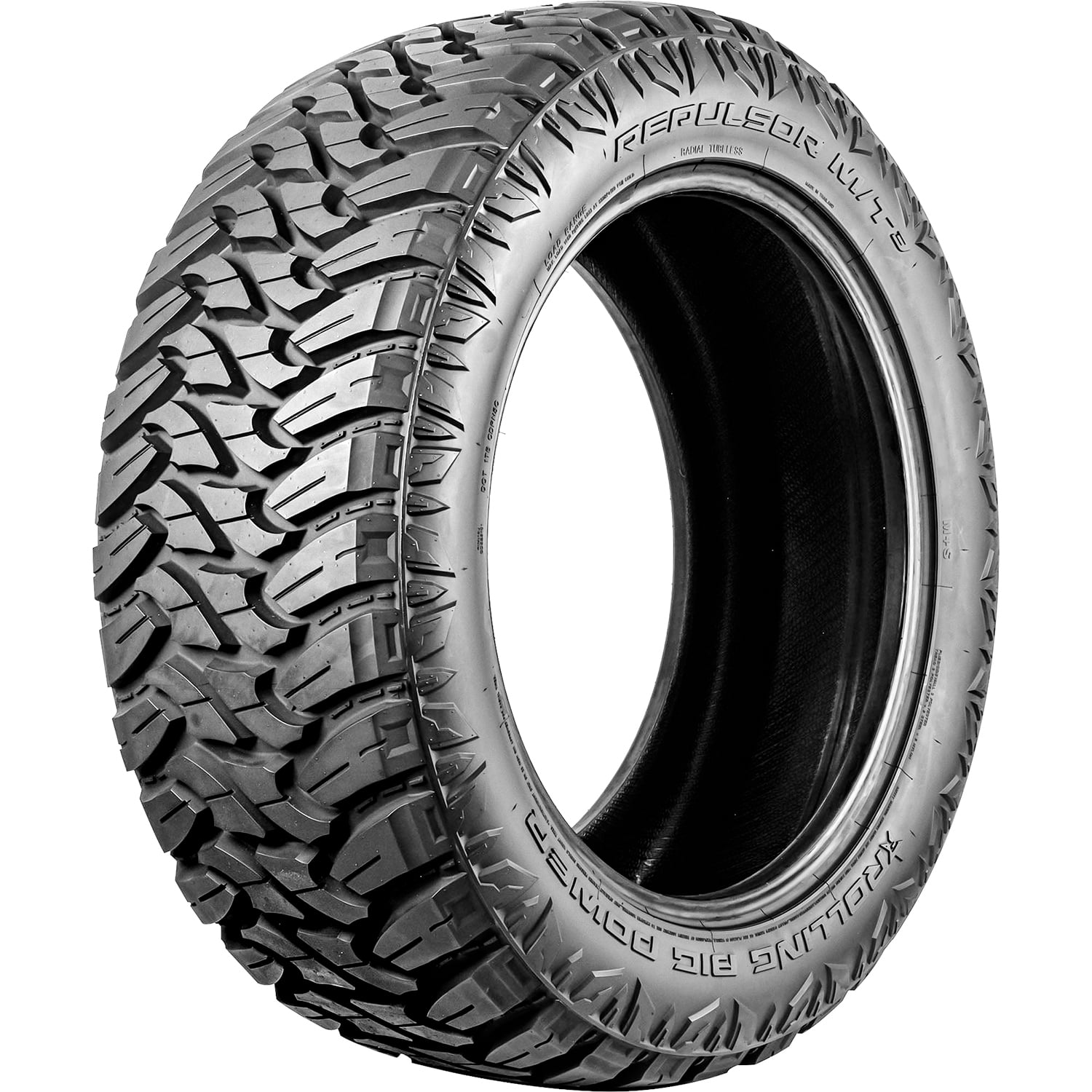 RBP Repulsor M/T III 33X12.50R20 119Q F 12 Ply mud Light Truck Tire