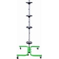 thumbnail image 1 of Tire Rack With Wheels,Rolling Wheel Storage and Tire Rack Tree Dolly 275 LBS Total Capacity Uses Six 2in Swivel Caster Wheels (Green), 1 of 7