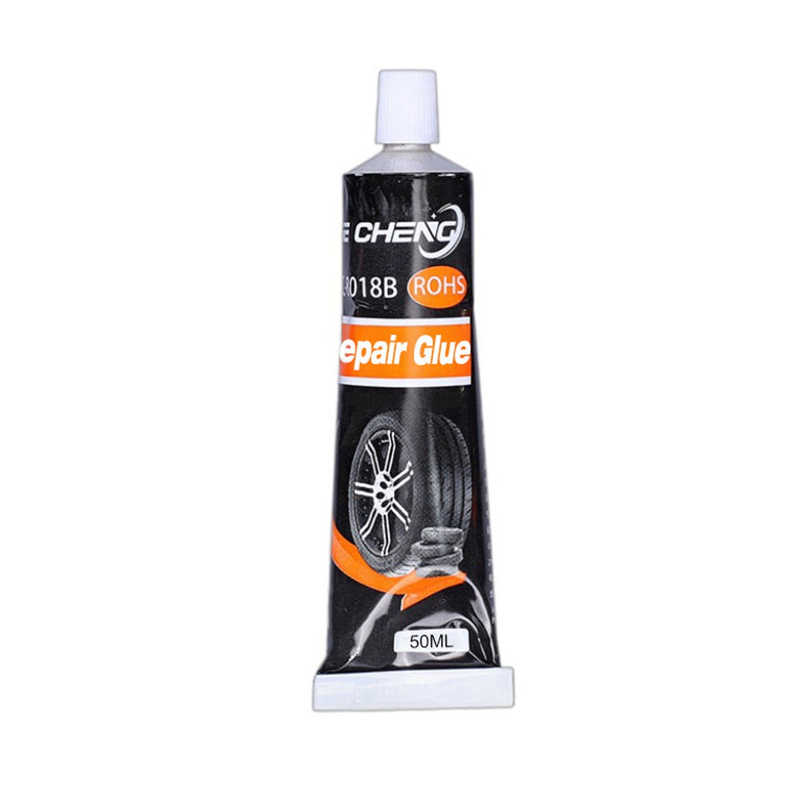 Tire Repair Glue, 50ml Tire Sidewall Repair Kit, Black Rubber Cement