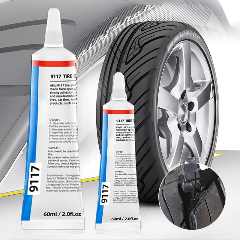 Tire Repair Glue, Sidewall Tire Repair Kit, Rubber Cement Tire Repair