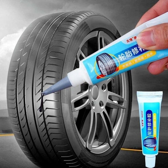 Tire Repair Glue,Tire Sealant,Tire Repair Glue Car Outside Outside Tire Filling Side Holes Cracks Cracks Scratches Powerful Glue,Tire Sealant,Tire Quick Repair(30ml/1fl.oz)