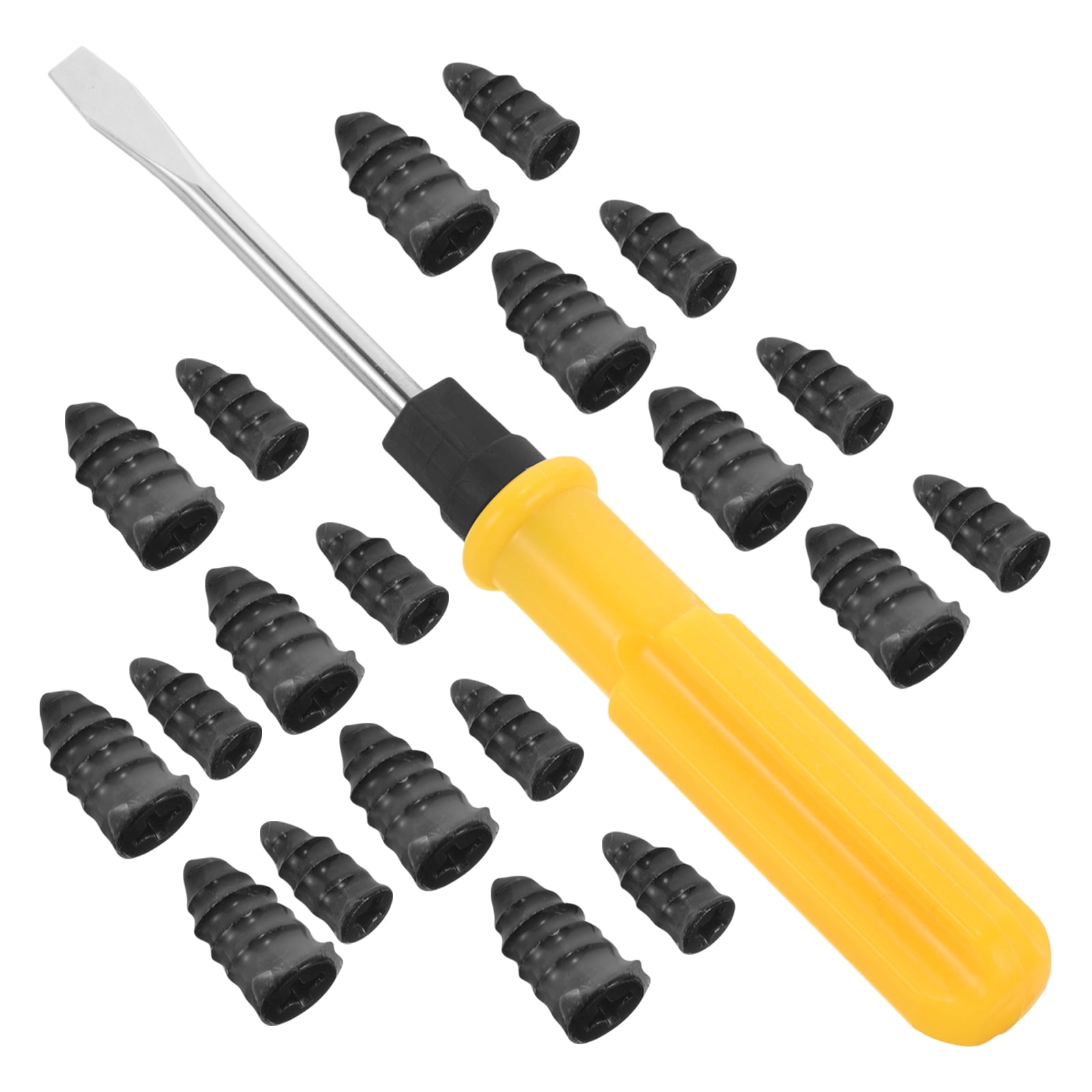 Tire Repair Rubber Nails Kit 6pc Tyre Puncture Repair Kit Rubber