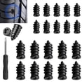 thumbnail image 1 of Tire Repair Nails Kit with 2 Sizes, Upgrade Vacuum Tire Repair Rubber Nail, New Screw in Tire Repair Plugs with Screwdriver, Fast Self-Service Tire Repair Tools for Car, Motorcycle, Bike, 1 of 6