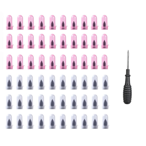 Tire Repair Rubber Nail Kit, Premium Spiral Screw-in Tire Plugs with 2 Sizes, Emergency Roadside Flat Tire Fix Tool for Car Truck Motorcycle Tractor ATV SUV - Fast Self Service Repair, 61 PCS