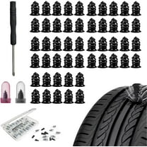 Tire Repair Rubber Nails Kit with 2 Sizes, Screw in Tire Repair Plugs, Heavy Duty Fast Self-Service Vacuum Tires Screw Spiral Universal Tires Puncture Repairs Kit for Car Motorcycle Truck