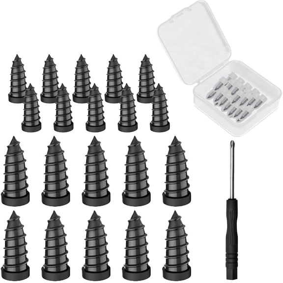 Tire Repair Rubber Nails Kit - 60 Durable Tire Repair Nails with Box & Screwdriver for Cars, Trucks, and Tractors