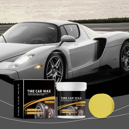Tire Retreading Cream, Rubber Conditioner, UV Protection, Non-Greasy Finish, Restores Shine, for Car, Motorcycle, Plastic Trim, Long-Lasting, Easy Application