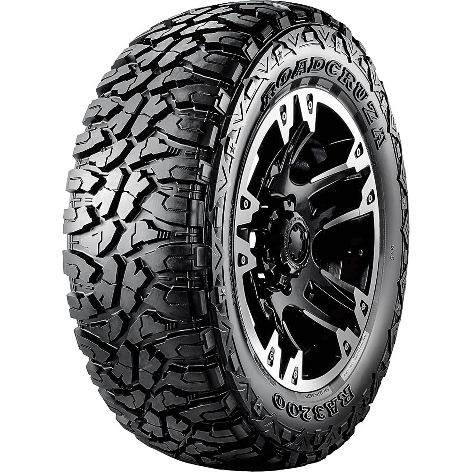 All-Season Mud Terrain Light Truck Tire - Roadcruza RA3200 M/T LT