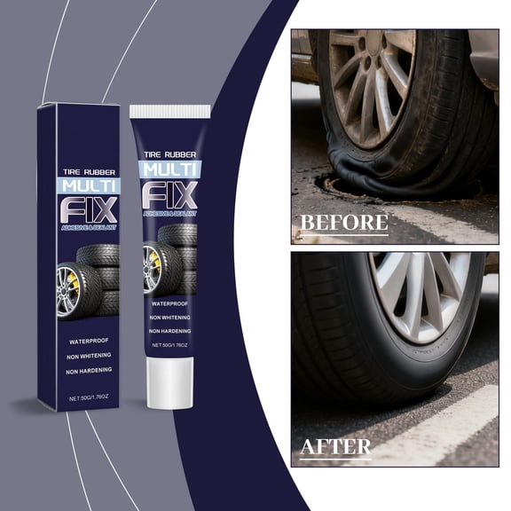 Tire Rubber Crack Repair Agent, Sidewall Restoration Protection Coating Gel, Anti Aging Tire Care Formula, Durable Rubber Surface Repair Maintenance Solution Auto Use