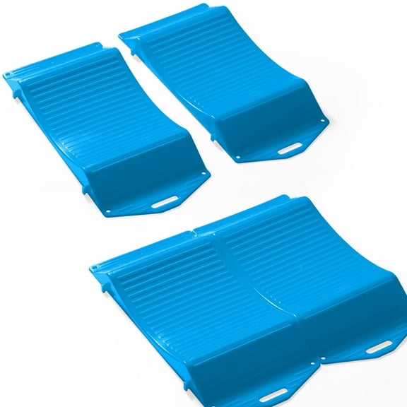 Tire Saver Ramps - Heavy-Duty Vehicle Storage Ramp Set of 4 Pack