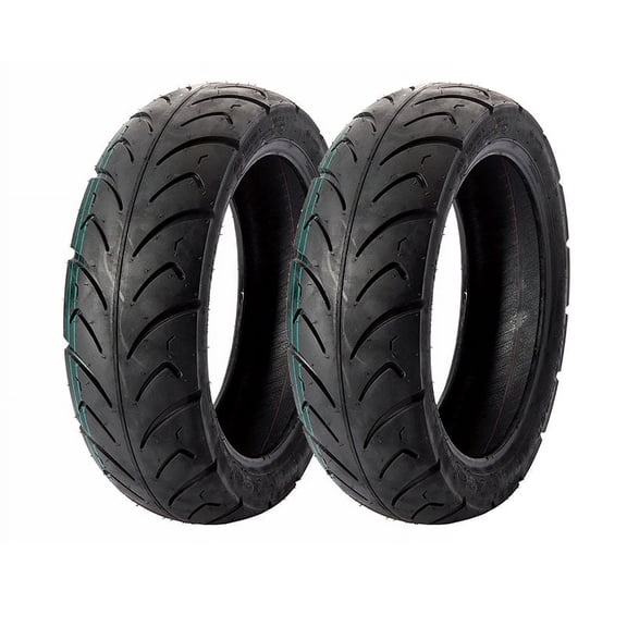 Tire Set Front Tire 120/70-12 Rear Tire 130/70-12 Street Tread for Piaggio MP3, Vespa GT GTS GTV Series and others