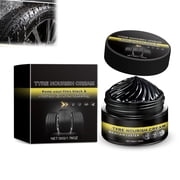 Tire Shine Cream   Car Tire Ceramic Coating For Deep Black Gloss, Wheel Cleaning Wax With UV Blocking & Dust Repellent, Tyre Nourish Cream For Long Lasting Auto Care 1PC