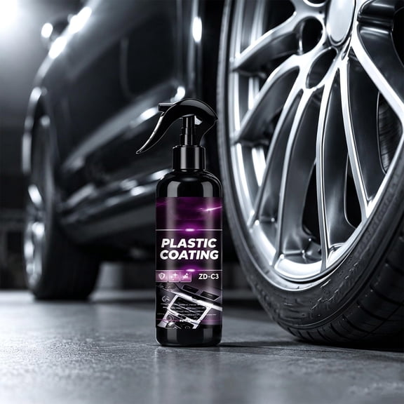 Tire Shine Restorer Spray 100ml Plastic Rubber Coating Car Dashboard Tire Sidewall Protectant Auto Interior Exterior Gloss Restoration Spray