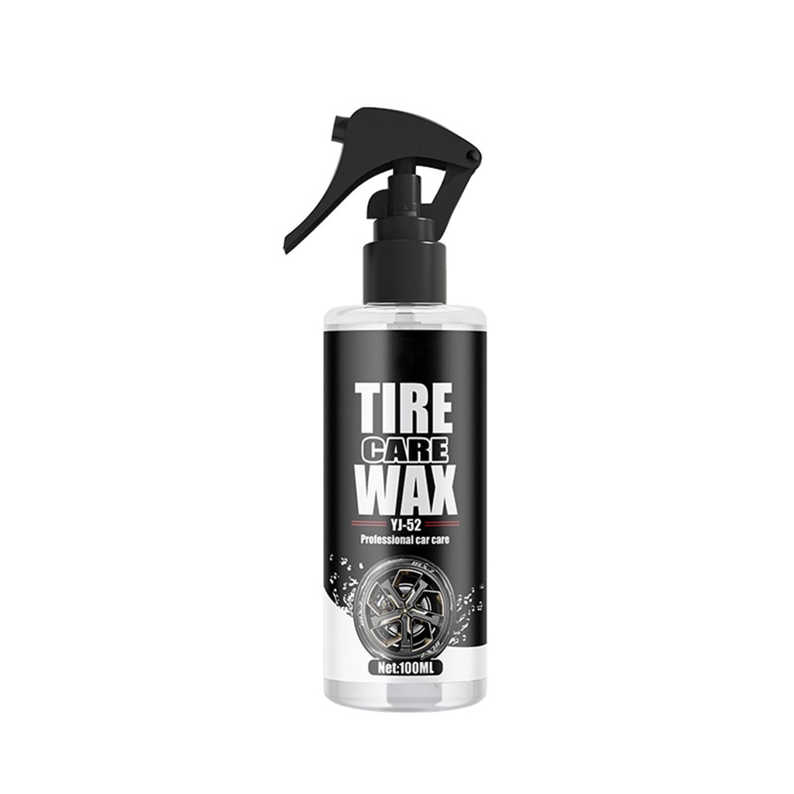 Tire Shine Spray High Gloss Tire Coating Wet Look Dressing for Black ...