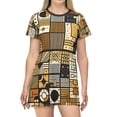 thumbnail image 1 of Tire Shop Art T-Shirt Dress, 1 of 4