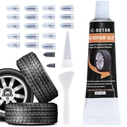 Tire Sidewall Repair Glue, Instant Puncture Bonding Kit for Car, Motorcycle, Bicycle, RV, Tractor, Trailer & SUV TiresRL 50 ml 1 Set