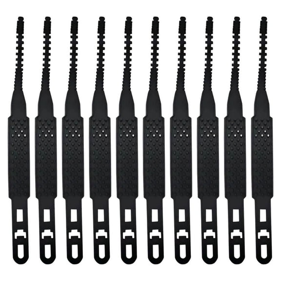 Tire Snow Chains 10-Pack All Season Strong and Durable Anti-Skid Car,Truck Car Snow Tire Chains for Emergency and Travel