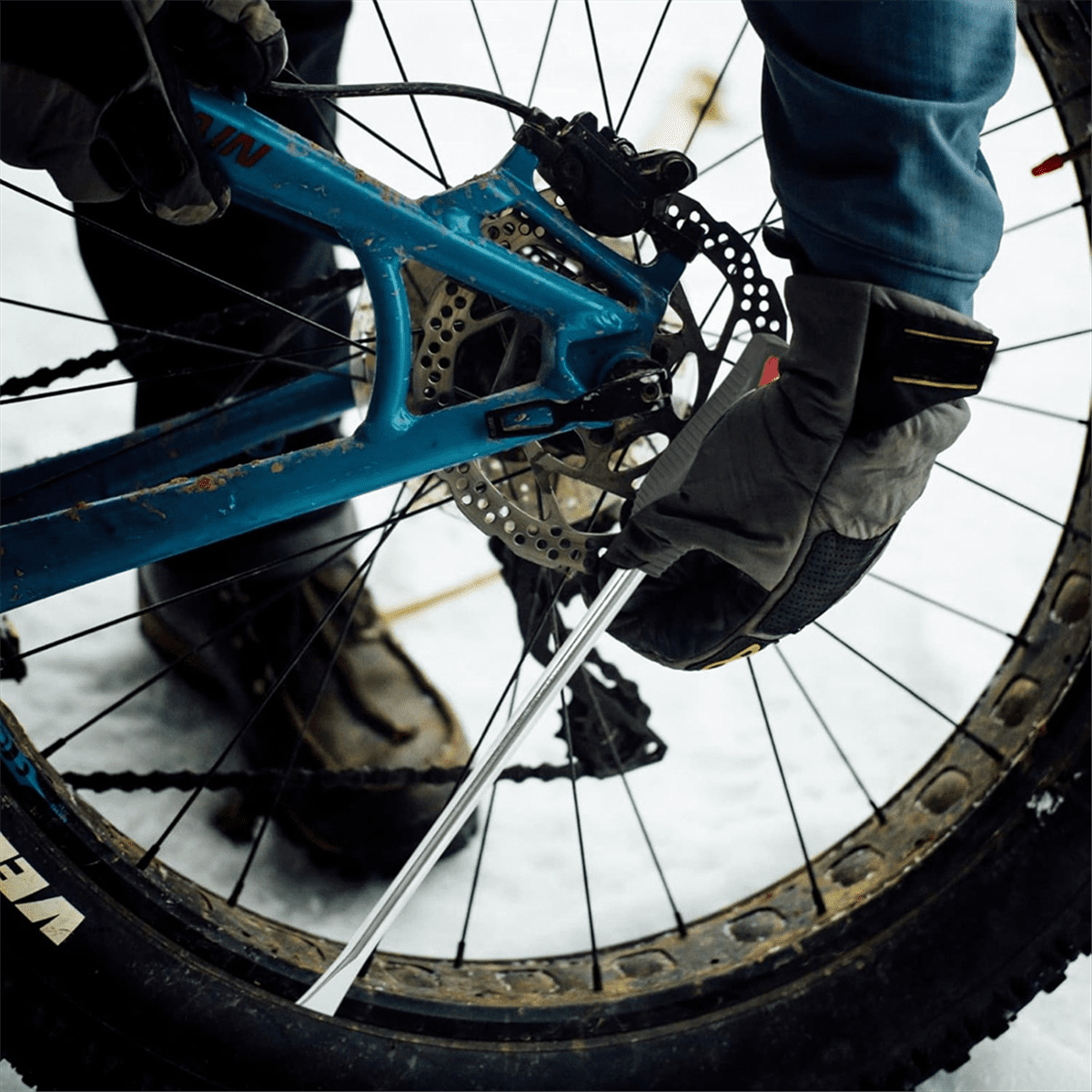 Tire Spoon Kit, 25pc Tire Changing Tool for Motorcycle Dirt Bike Lawn