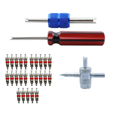 Tire Stem Removal Tool, Stem Tool High Performance, Spare Parts ,Sturdy Tire Repair Tool 25 Cores for Automobiles