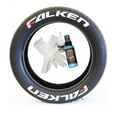 thumbnail image 1 of Tire Sticker 9766020791 1.25 in. Falken Red & White Dash Tire Sticker, Set of 8, 1 of 2