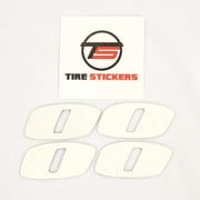 Tire Stickers 9766020142 Letter O 4 Pack & Film