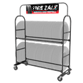 thumbnail image 1 of Mobile Tire Display Storage Rack - 2 Tier, 1 of 5