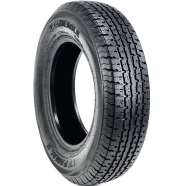 2 Trailer Master ST PRO Steel Belted Trailer Tires – ST 205/75R14 Load E 10 Ply, 80 Psi, Black Sidewall