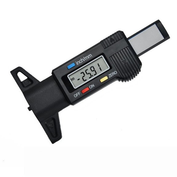 Tire Tread Depth Gauge Digital Tire Tread Depth Gauge With Color Indicator Bar Easy To Read Tire Depth Gauge Suitable For Cars Trucks And Motorcycles.